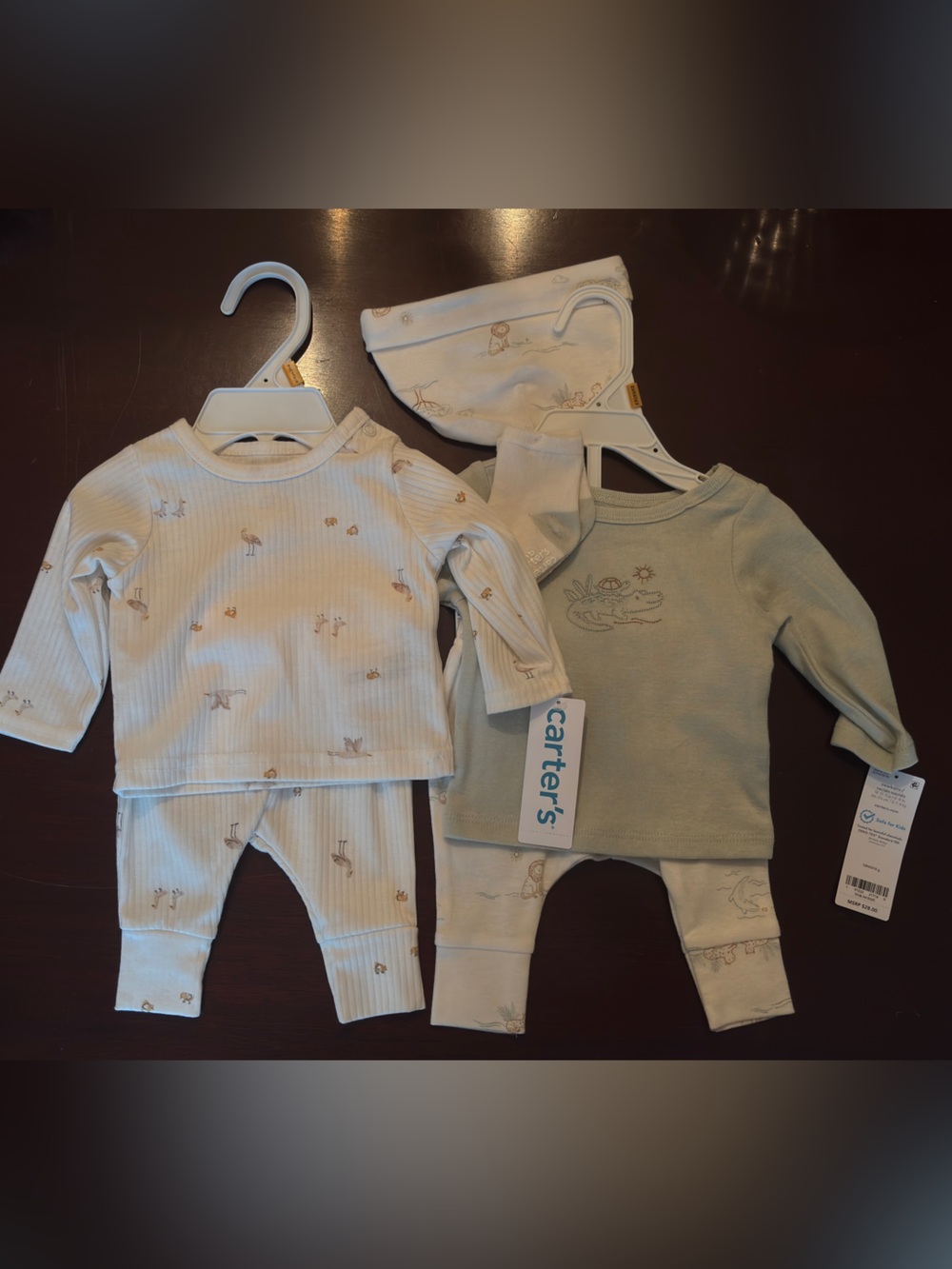 Carter’s Newborn outfit neutral colors bundle